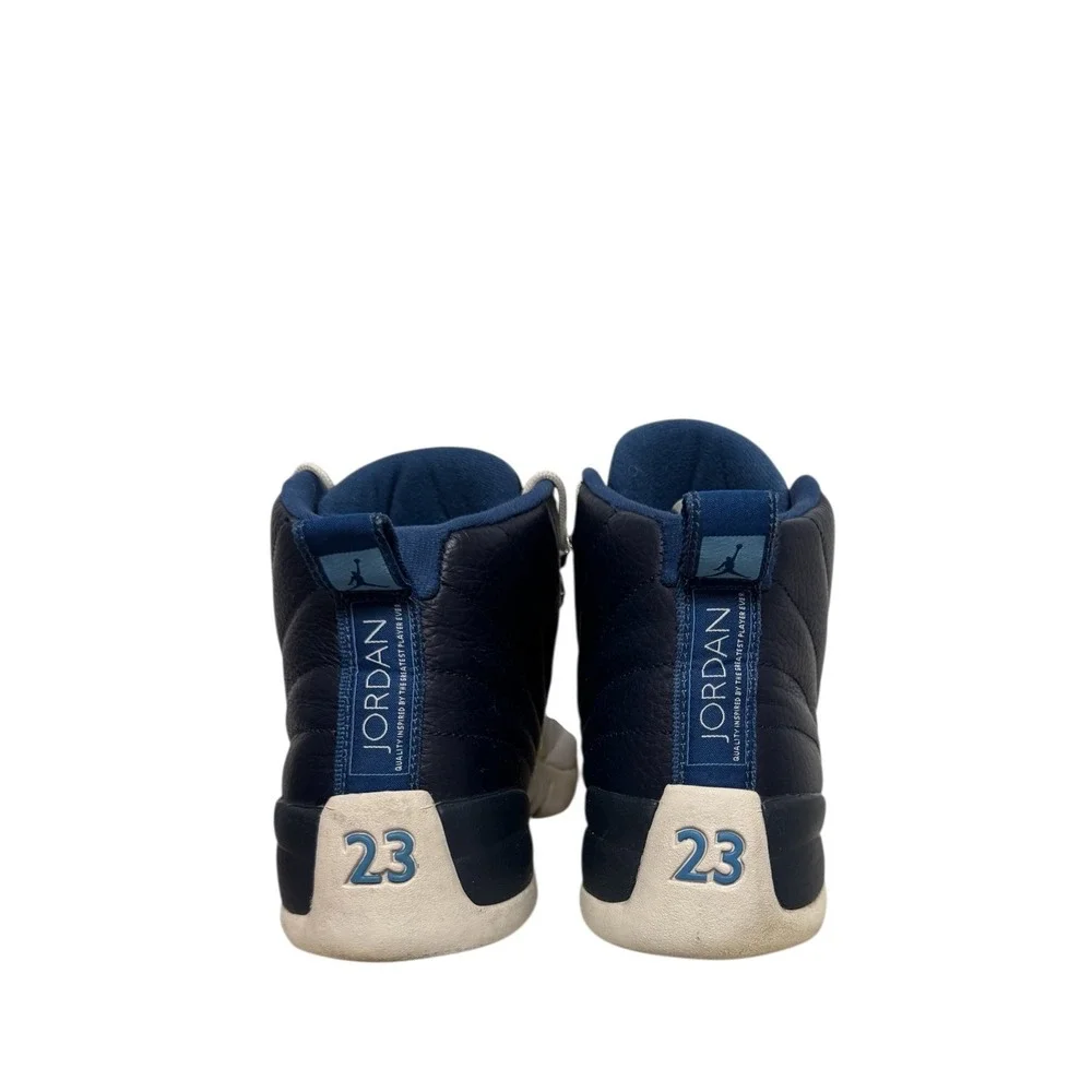 Air Jordan‎ 12 Retro Obsidian White University Blue 130690-410 Mens Sneakers 9